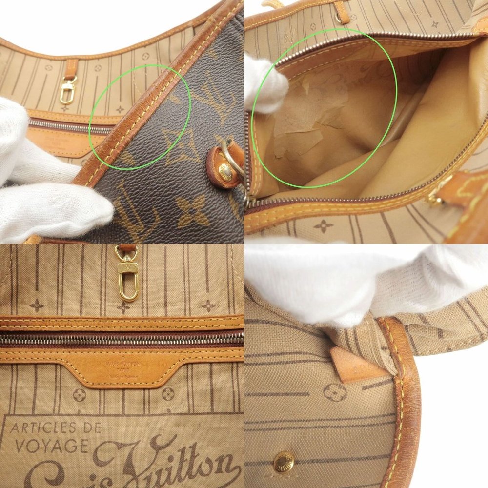 Auth Louis Vuitton Neverfull MM monogram beige - Picture 12 of 12